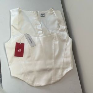 Aritzia Sunday Best Shiloh Top light birch xs